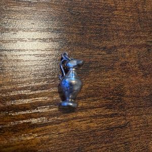 Vintage vase charm 900 silver
